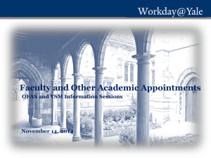 Academic Appointment