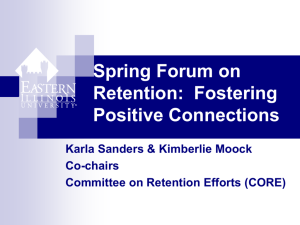 Spring Forum on Retention - Eastern Illinois University