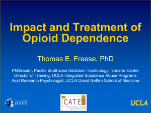 Impact and Treatment of Opioid Dependence