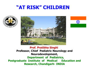 Dr. Pratibha Singhi, Chief Paediatric Neurology and