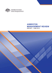 Final Report, June 2012 - Asbestos Safety and Eradication Agency