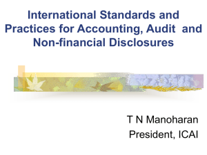 Indian Perspective on IFRS