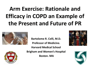 Arm Exercise: Rationale and Efficacy in COPD