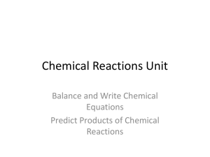 R/H Chemistry powerpoint - AP Chemistry with dr hart
