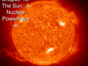 The Sun as a Power House - High Energy Physics at Wayne State