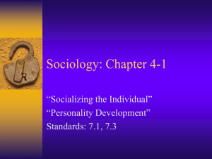 Sociology: Chapter 5-1
