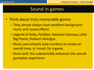 Sound in games