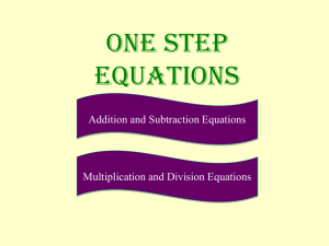 Alex Sowa One_Step_Equation