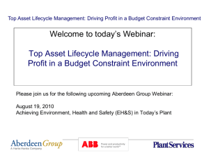 Top Asset Lifecycle Management