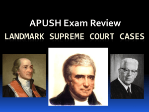 LANDMARK Supreme Court Cases