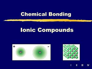 III. Ionic Compounds