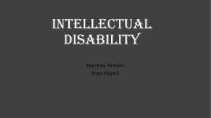 Intellectual Disability