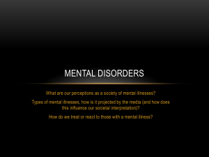 Mental Disorders