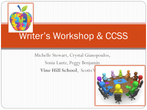 Writers Workshop - Santa Cruz County Office of Education