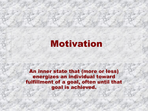 Chapter 9 Motivation powerpoints