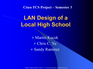 LAN Design of a Local School