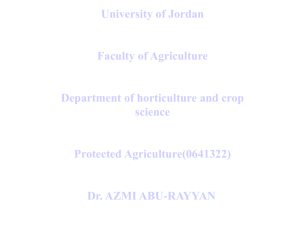 Protected Agriculture Course