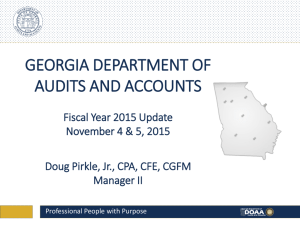 GA DOAA_Audits Updates