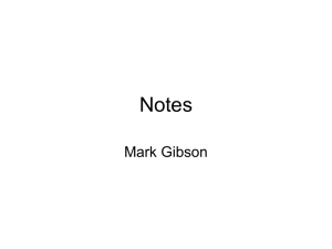 Notes - 01GibsonM