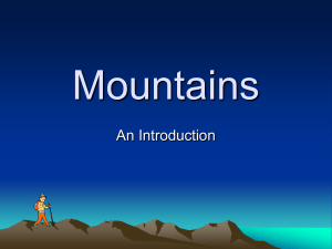 Mountains - Primary Resources
