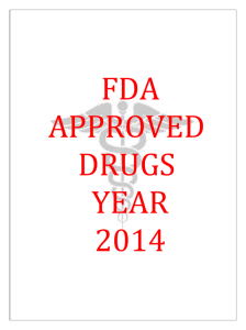 fda approved drugs 2014