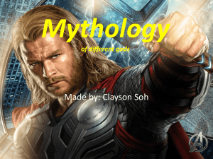 Mythology of different gods