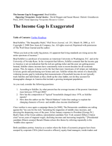 The Income Gap Is Exaggerated
