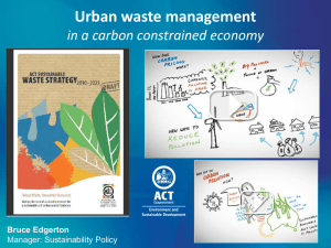 Urban waste management