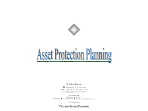 Asset Protection Outline