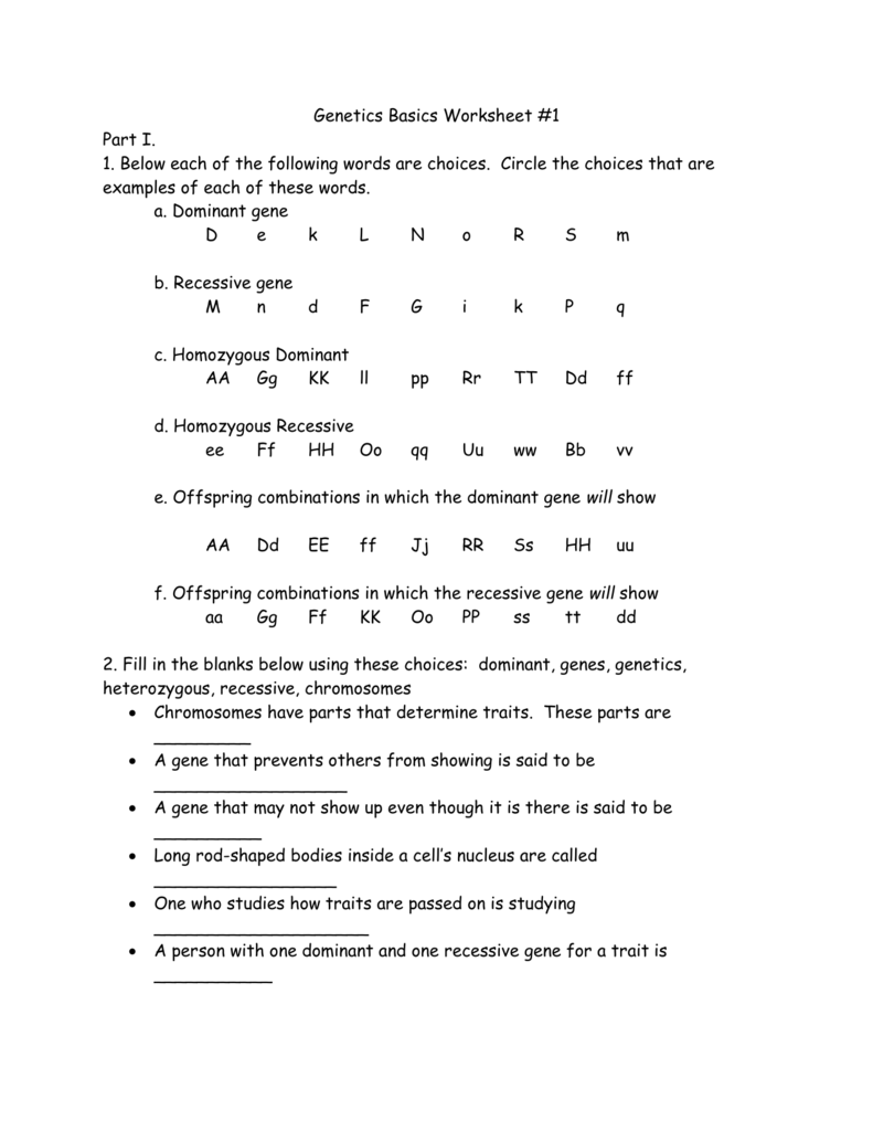 Genetics Basics