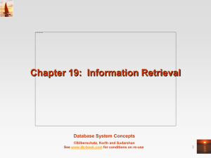 Chapter 22: Advanced Querying and Information Retrieval