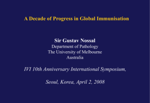 Slide show - International Vaccine Institute