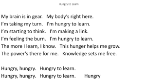 Hungry to Learn - Geary County Schools USD 475