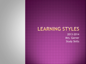 Learning styles