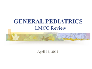 Pediatrics review - Dr. Zucker 2011 compress