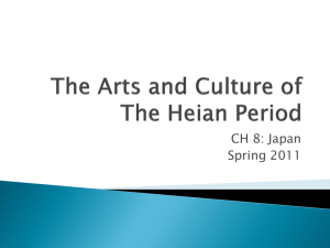 The Arts and Culture of The Heian Period