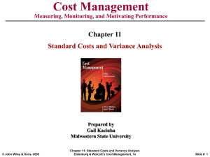 Chapter 3: CVP Analysis
