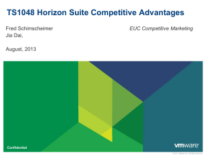 Competitive Technical- Horizon Suite Competitive