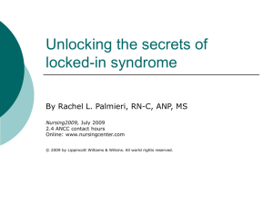 Unlocking the secrets of locked-in syndrome