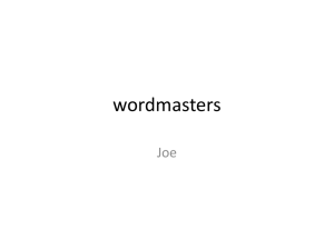 wordmasters
