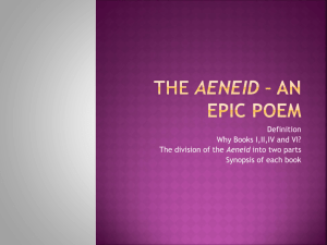 The Aeneid – an EPIC poem