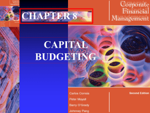 Capital Budgeting