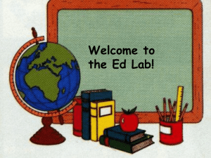 the Ed Lab!