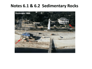 Three Types of sediment formation