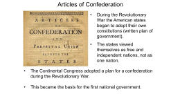 articles of confederation vs us constitution