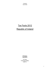 Tax Facts - O'Grady's Solicitors