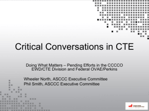 Critical Conversations in CTE