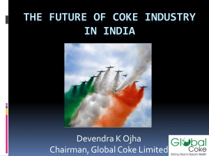 The Future of Coke Industry in India