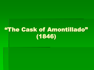 The Cask of Amontillado ppt.