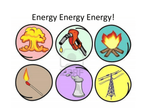 Energy Energy Energy!